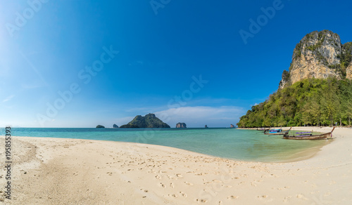 Tropical beach of Krabi in Thailand