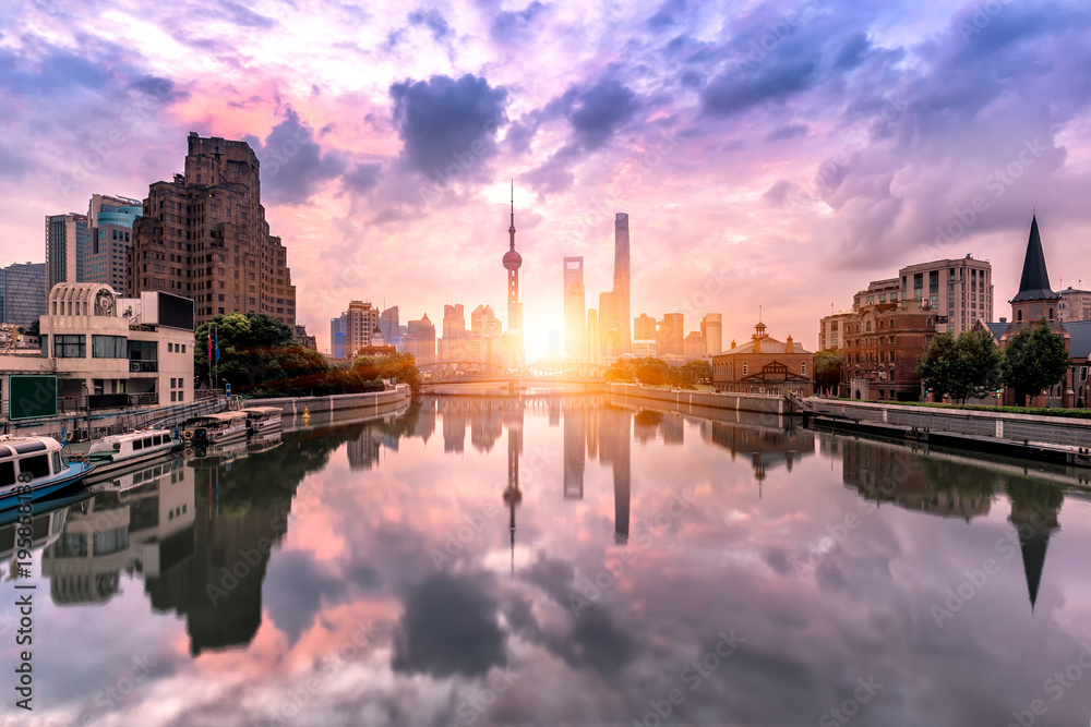 Shanghai skyline and cityscape	