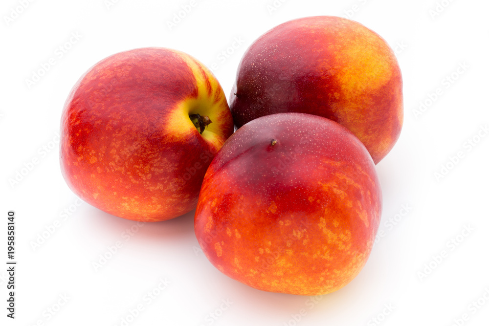 Peach. Fruit with isolated on white background. Peach. Fruit with isolated on white background.