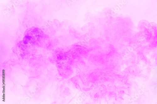 Violet smoke on a white background. Texture and desktop picture