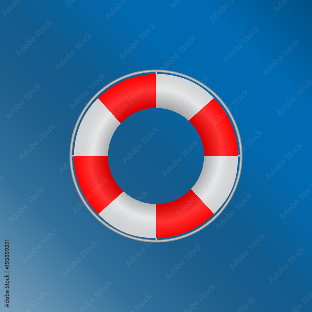 Lifebuoy, marine with a metal rim Lifebuoy, marine with a metal rim