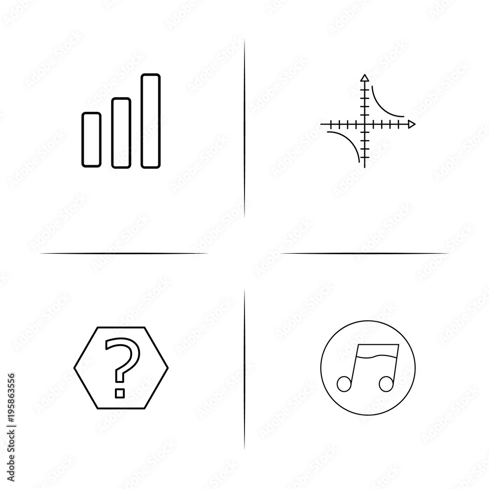 Education And Science simple linear icon set.Simple outline icons Education And Science simple linear icon set.Simple outline icons