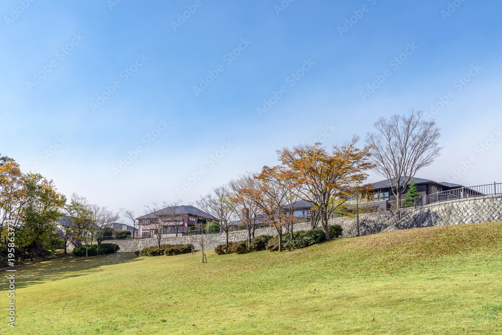 Fototapeta premium 住宅街の風景