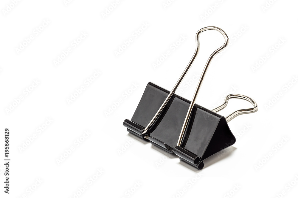 Paper clip isolate white background. Paper clip isolate white background.