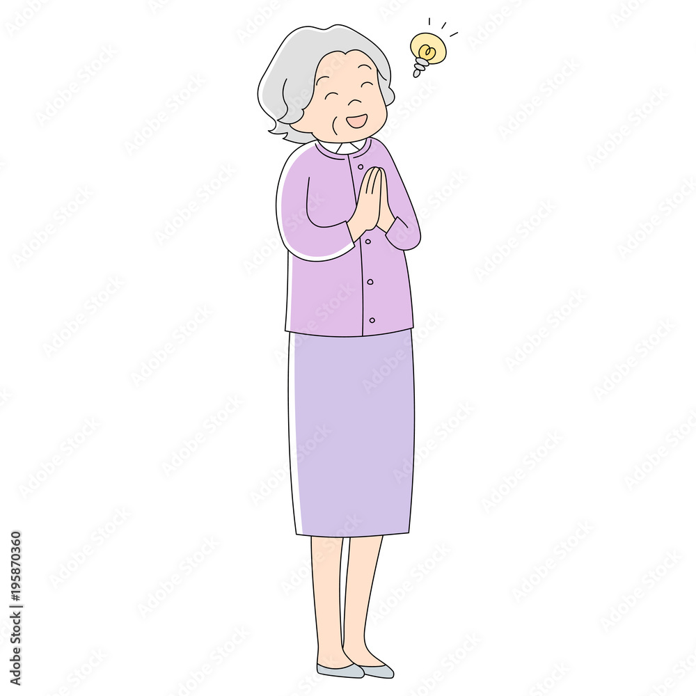おばあちゃん_ヒラメキ おばあちゃん_ヒラメキ