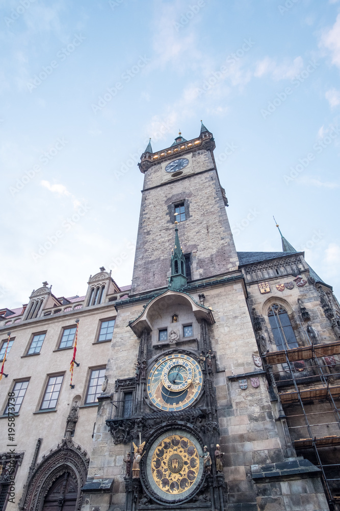 Astronomical clock, or Prague orloj, a medieval astronomical clock located in Prague, the capital city of the Czech Republic.