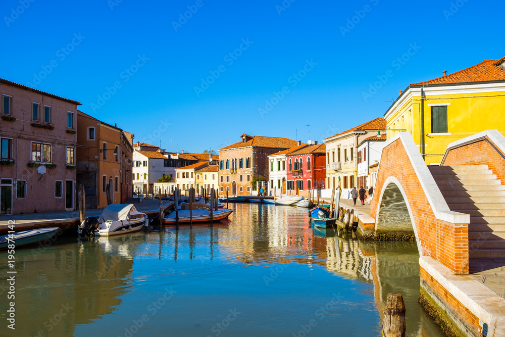 Island murano in Venice Italy