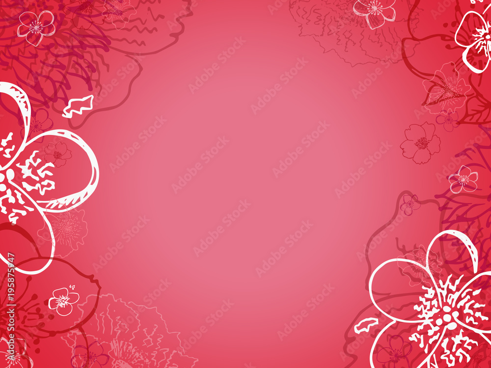 pink background with flowers pink background with flowers