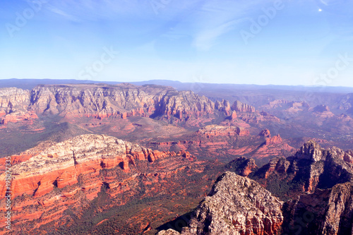 Aerial Images of the Red Rock Formations of Sedona Arizona