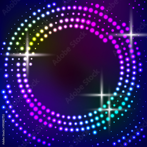 Vector abstract background with circles