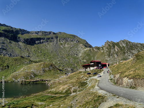 Lake Balea in Romania photo