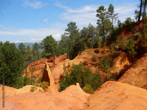 le ocre di Roussillon - Provenza - Francia