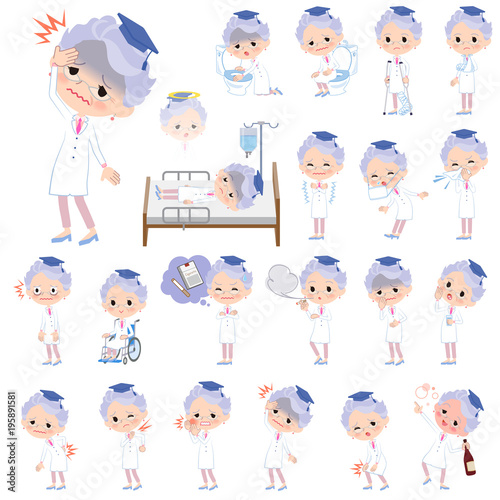 Research Doctor old women_sickness