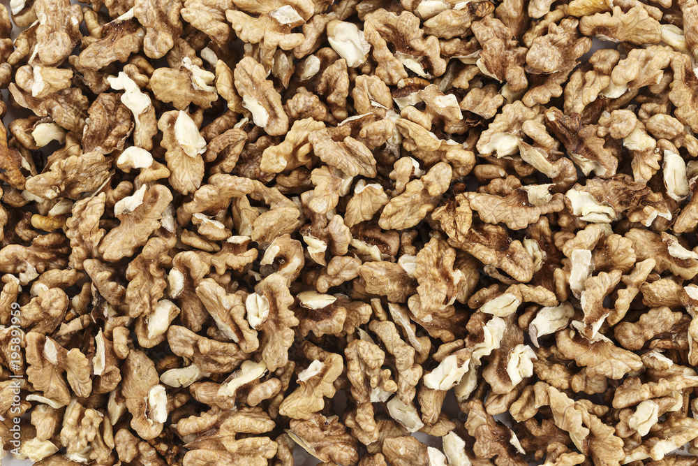 peeled walnuts as background peeled walnuts as background