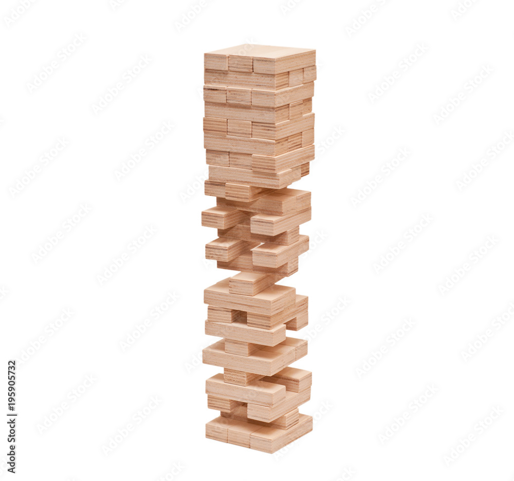 Blocks wooden game towel (jenga) Blocks wooden game towel (jenga)