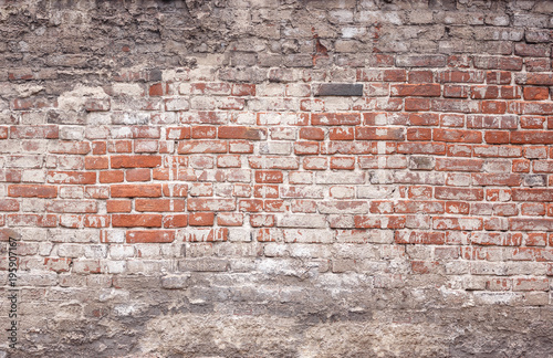 Background of crack brick wall texture