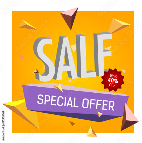 Sale Special Offer Lettering