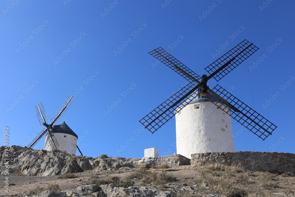 windmills at the consuegra spain