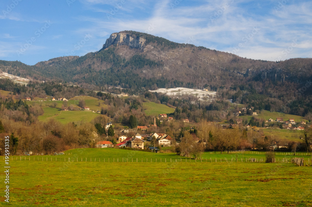 Winter in the Savoy Area in Southern France