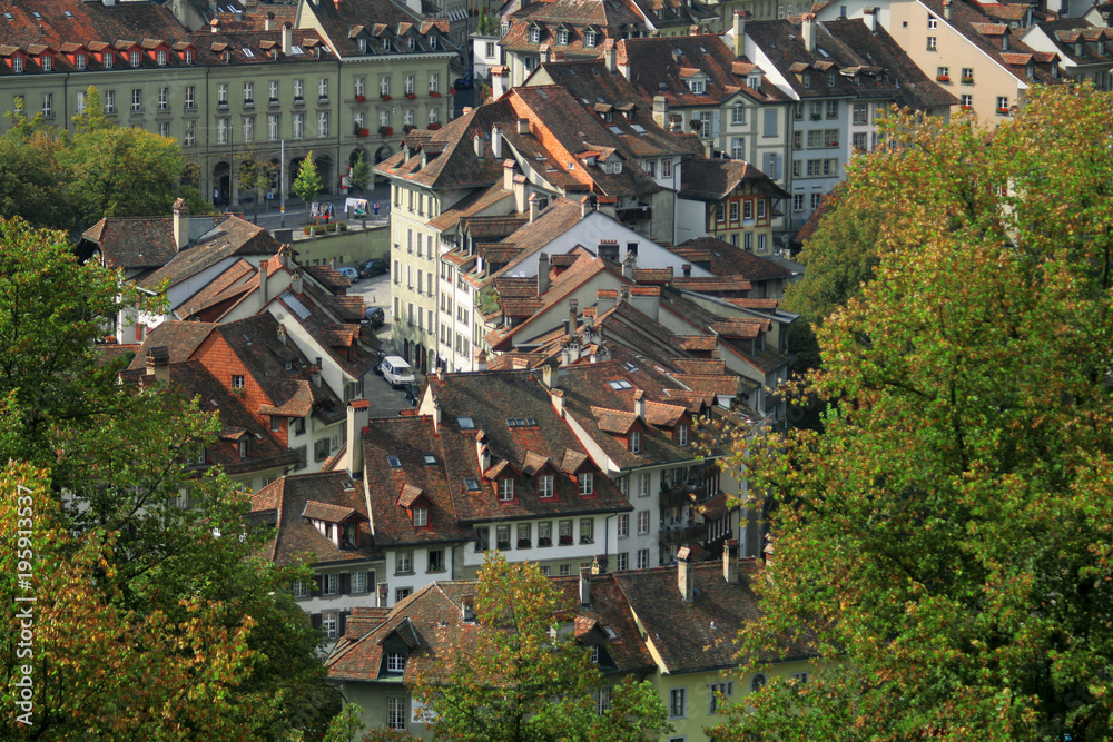 roof of the houses in the Bern swizerland roof of the houses in the Bern swizerland