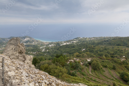 Italy, island of ischia monte epomeo