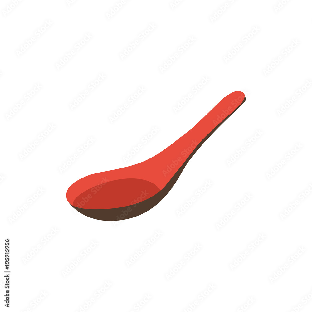 Soup spoon icon flat symbol. Isolated vector illustration of icon sign  concept for your web site mobile app logo UI design. Stock-vektor | Adobe  Stock