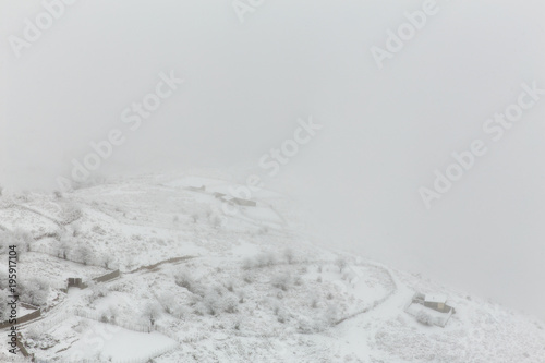 Snowfall in Filband, Mazandaran, Iran