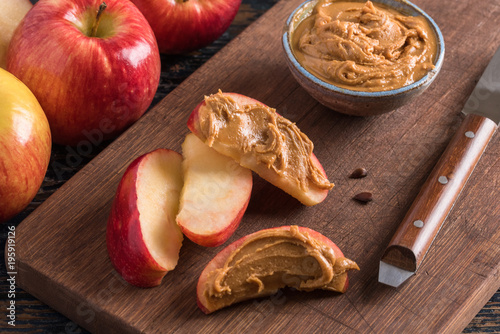 Apples Slices and Peanut Butter