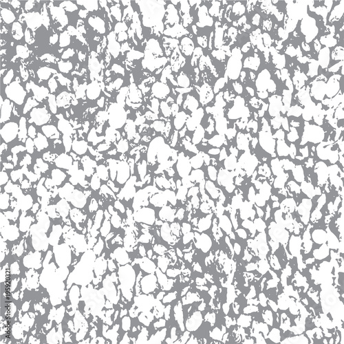 GRUNGE SPONGE TEXTURE. DIRTY SEAMLESS VECTOR PATTERN. MONOCHROME BACKGROUND