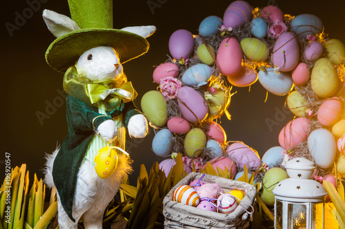 The Feast of Easter. Rabbit...