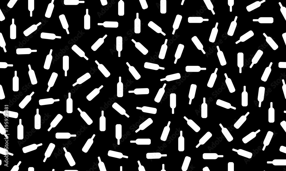 Wine bottles seamless pattern Wine bottles seamless pattern