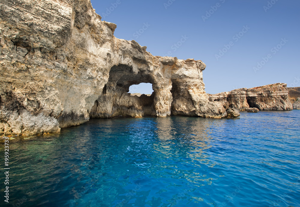Malta cliffs at  sea level