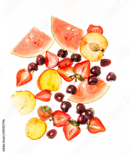 Fototapeta Naklejka Na Ścianę i Meble -  Summer fruits 