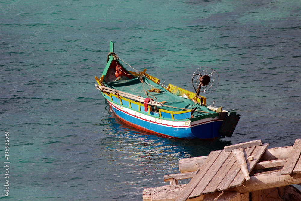 Bunte Fischerboote auf Malta