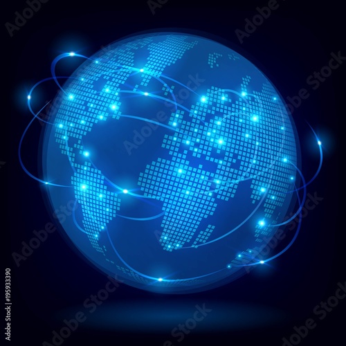Internet, Web, Blue Earth, Communication Technologies