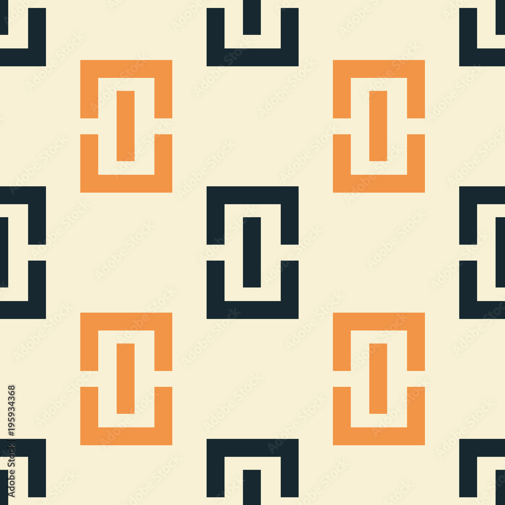 Security box seamless pattern. Strict line geometric pattern for your design. Security box seamless pattern. Strict line geometric pattern for your design.