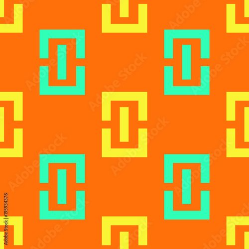 Security box seamless pattern. Strict line geometric pattern for your design.