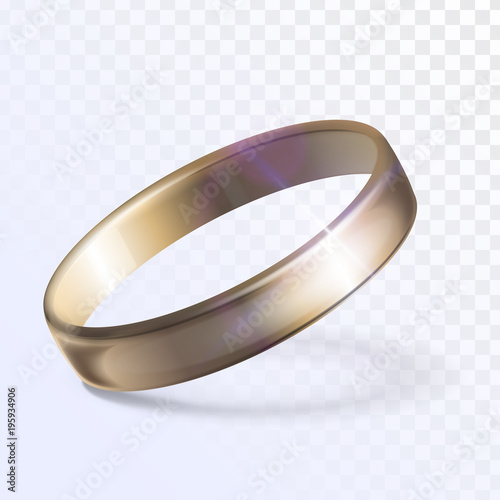 Gold precious ring