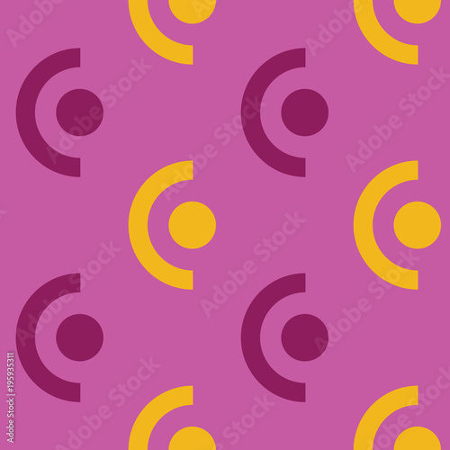 Berry cut right seamless pattern. Strict line geometric pattern for your design.