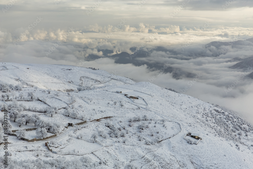 Obraz premium High Hills of Filband, Mazandaran, Iran