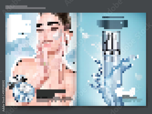 Cosmetic magazine template