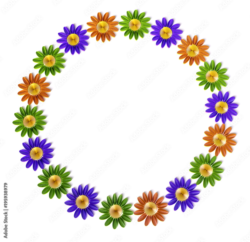 Paper Art Quilling Filigree Floral Vignette Wreath Frame - Sweet 3D Render Papercraft Holiday Flower Bouquet for Greeting Card
Paper Art Quilling Filigree Floral Vignette Wreath Frame - Sweet 3D Render Papercraft Holiday Flower Bouquet for Greeting Card