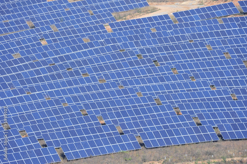 Fototapeta premium Solar power equipment