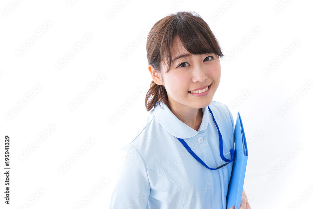 Smiling young nurse