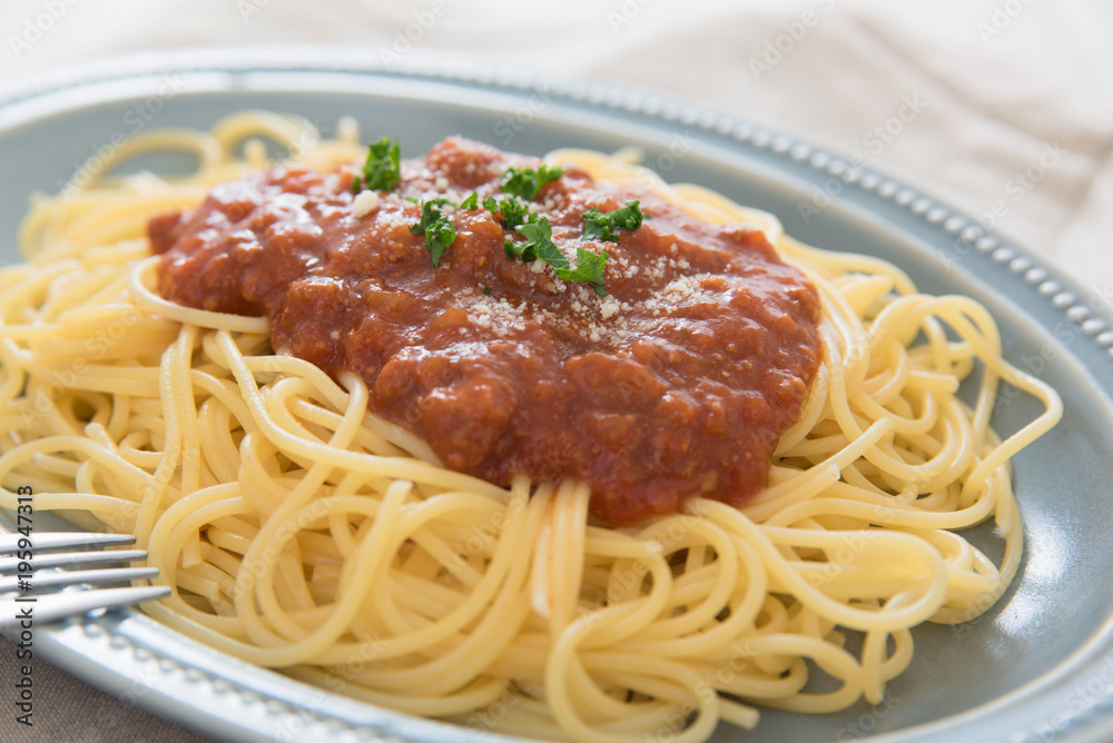 ミートソースパスタ ミートソースパスタ