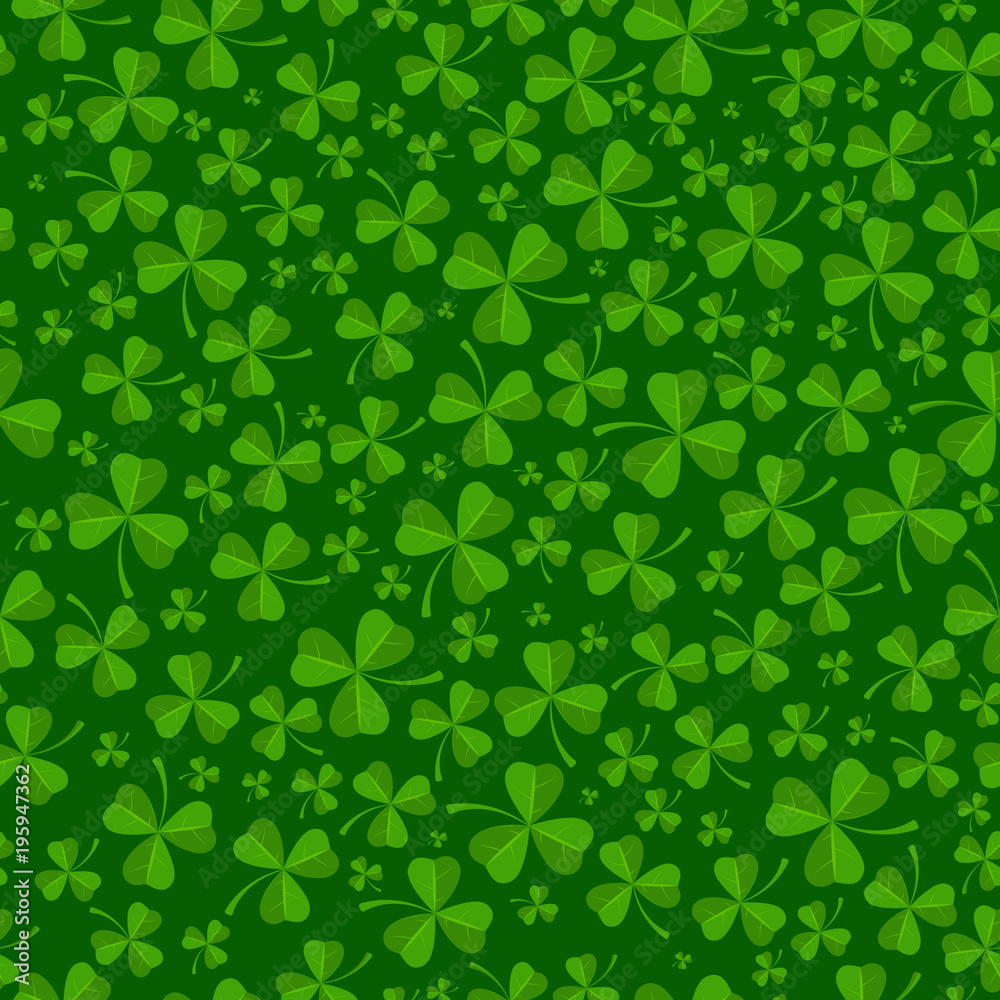 Saint Patricks day background with clover leaves or shamrocks Saint Patricks day background with clover leaves or shamrocks