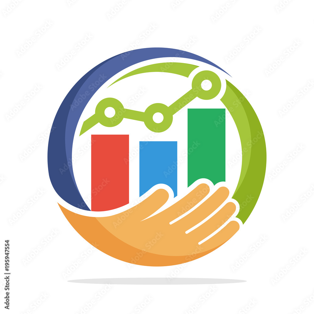Icon Logo With The Concept Of Business Investment Management Business Prospect Planning Management Of Economic Growth Business Management Sales Marketing Stock Vector Adobe Stock