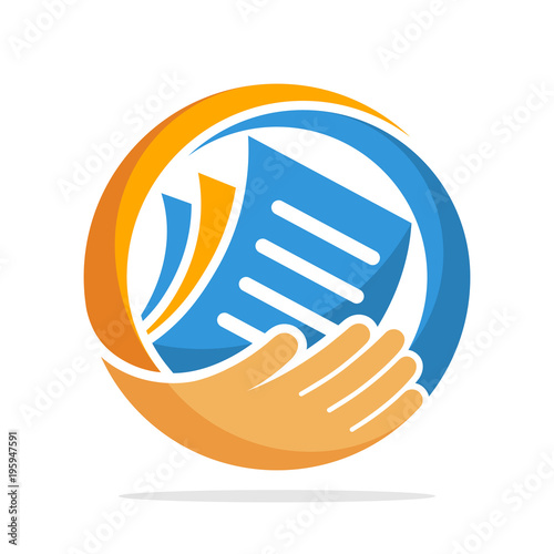 icon logo for business document management