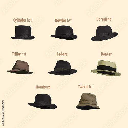 Classic hats set