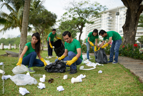 Cleaning park